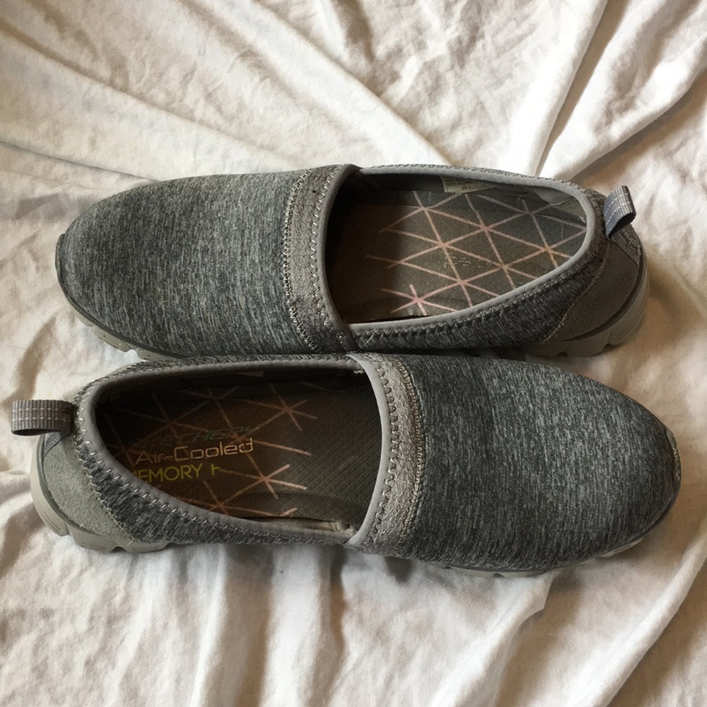 Skechers Air Cooled Memory Foam Grey Shoes